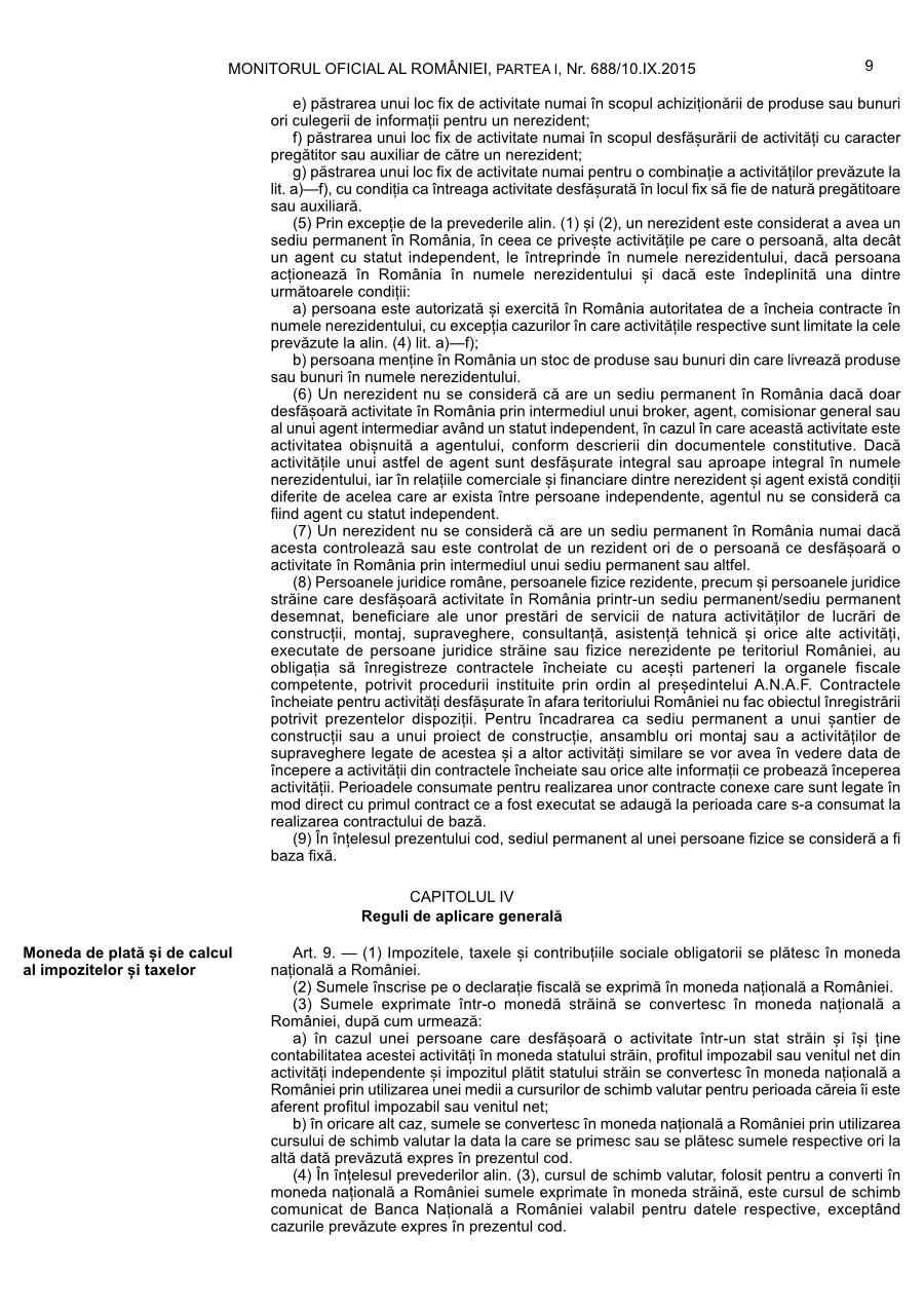 Pagina 9 din Monitorul Oficial nr. 688/2015