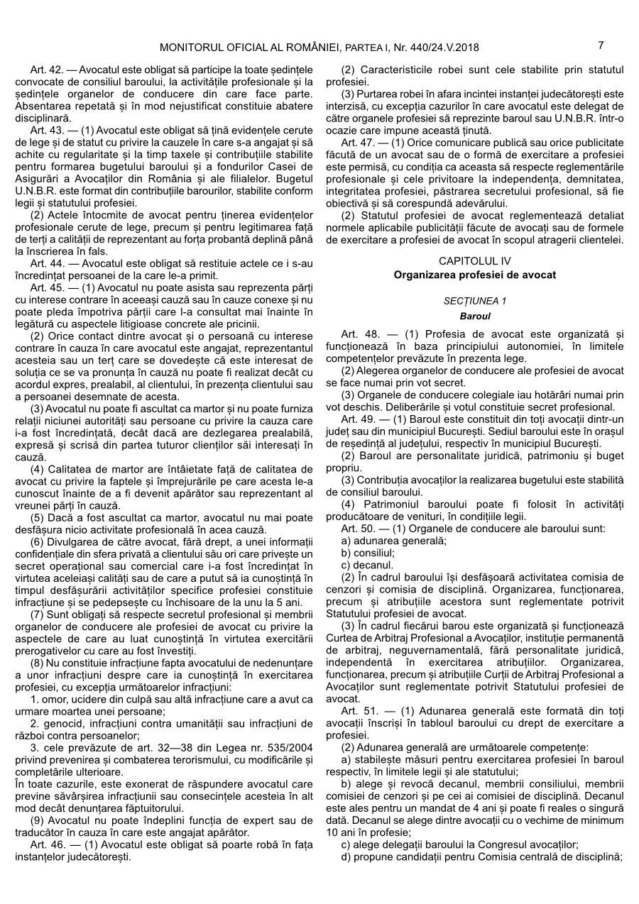Pagina 7 din Monitorul Oficial nr. 440/2018