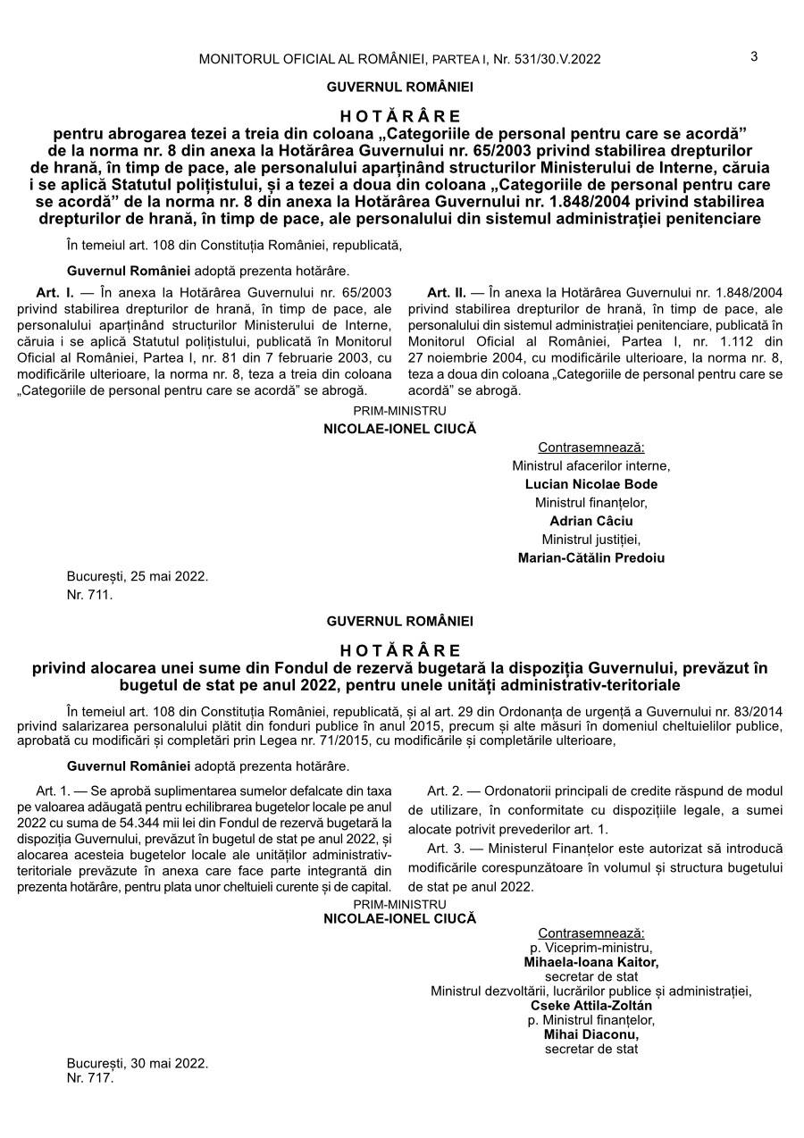 Pagina 3 din Monitorul Oficial nr. 531/2022