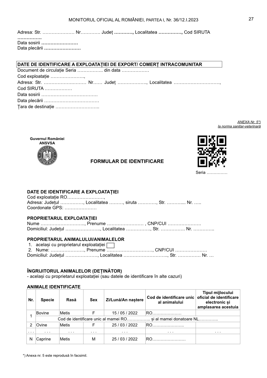 Pagina 27 din Monitorul Oficial nr. 36/2023