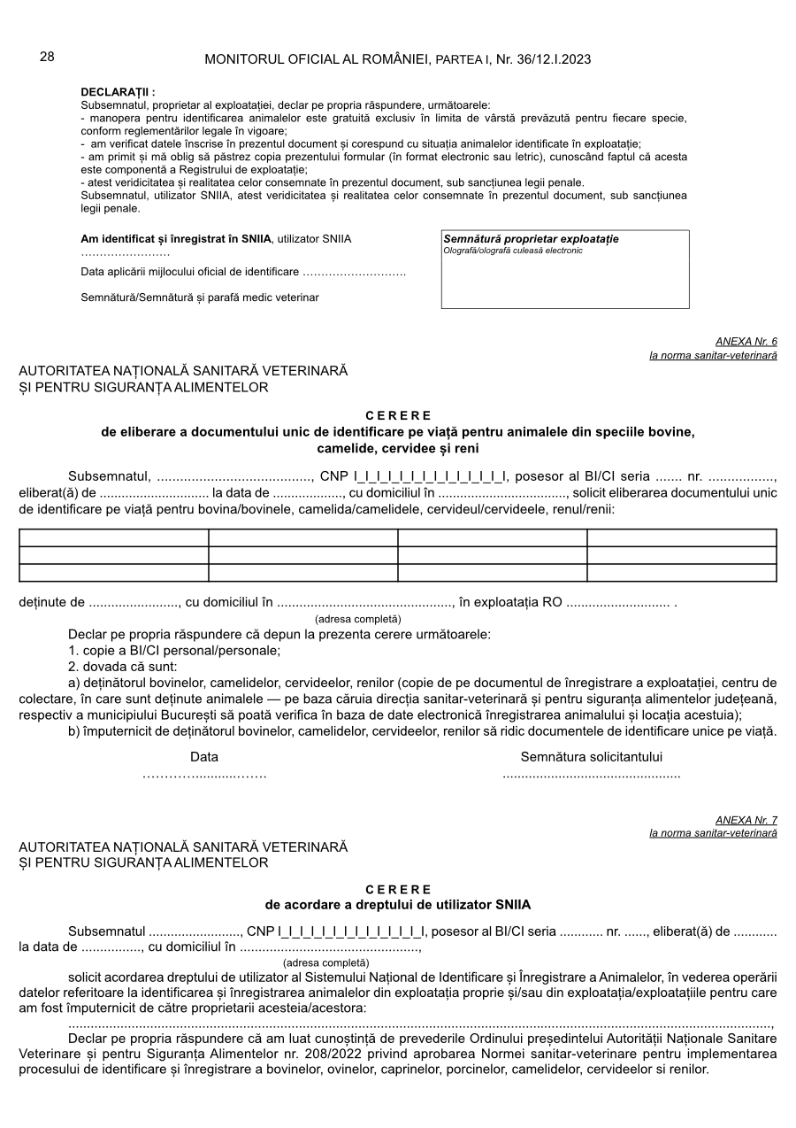 Pagina 28 din Monitorul Oficial nr. 36/2023
